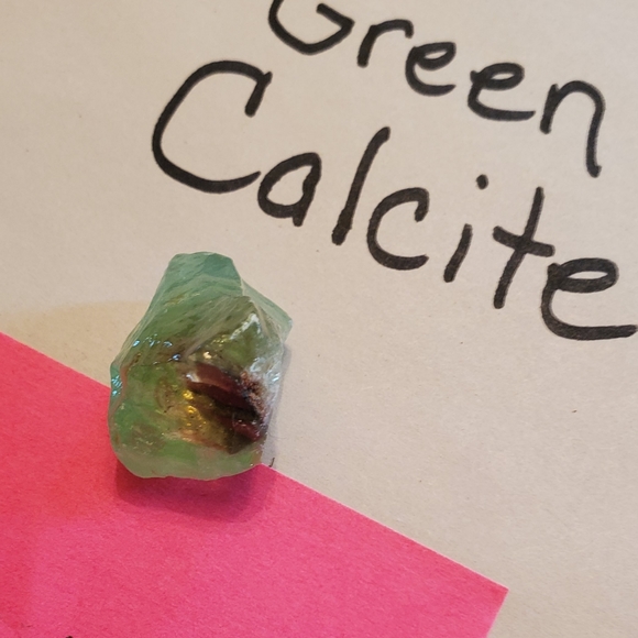 #4 Raw Green Calcite Crystal - Picture 4 of 10